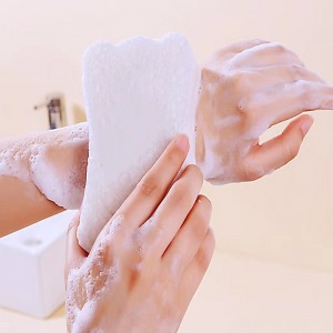 Bath moisturizing color wood pulp cotton Strong decontamination bath sponge Cellulose wood pulp sponge